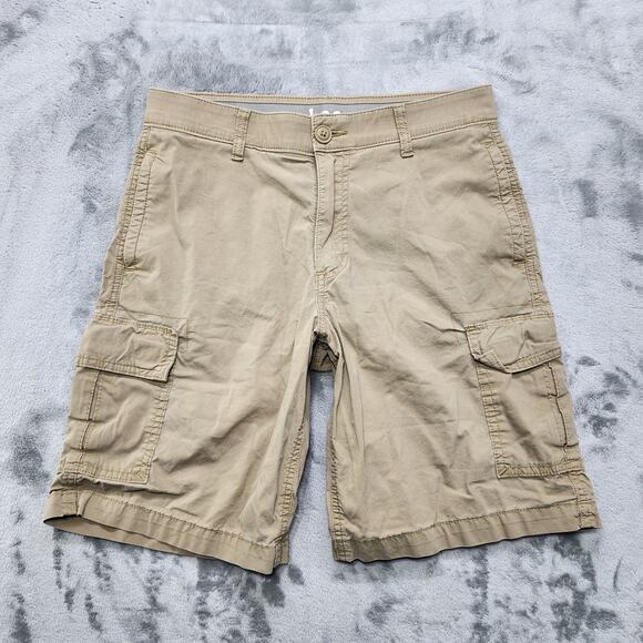Lee Shorts Mens 30 Tan Hybrid Motion Flex Regular Fit Cargo Stretch Outdoor - Picture 1 of 12